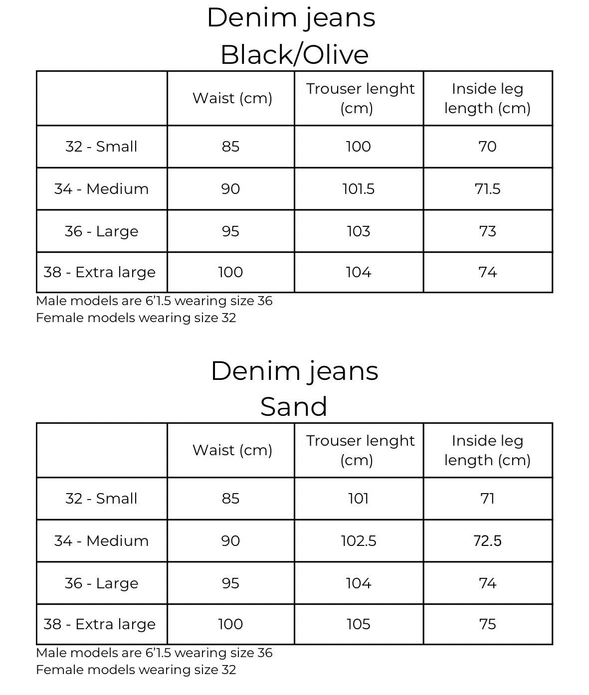 Size Guide